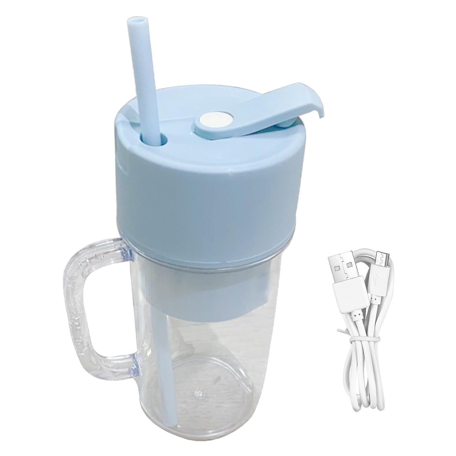 5841 2 In1 Portable Crusher Juicer With Handle & Straw for Smoothie Sipper USB Rechargeable (340 ml) 6 Stainless Steel Blades Compact Juicer Mixer, Juicer Portable Fresh Juice Blender Portable Electric Juicer ( 340 ML ) 5841 2 In1 Portable Crusher Juicer With Handle & Straw for Smoothie Sipper USB Rechargeable (340 ml) 6 Stainless Steel Blades Compact Juicer Mixer, Juicer Portable Fresh Juice Blender Portable Electric Juicer ( 340 ML )